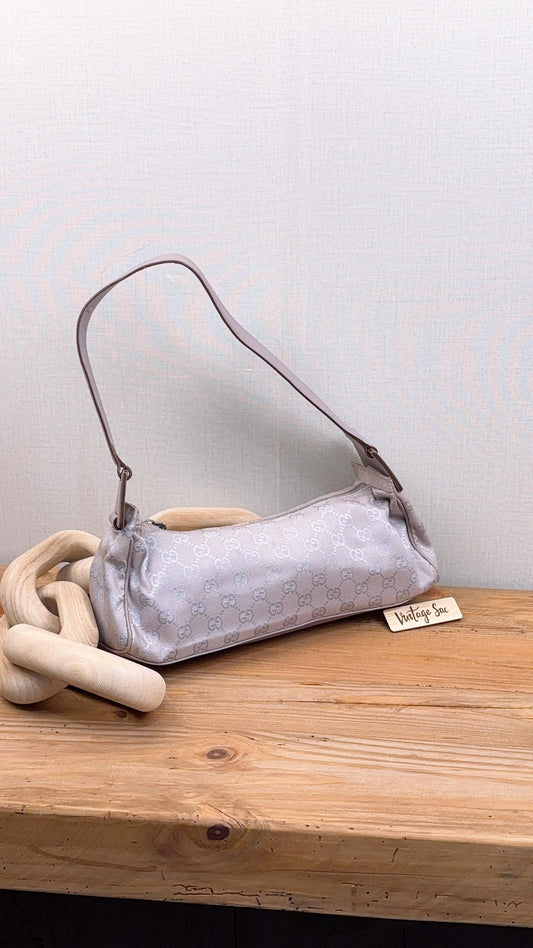 Purple Monogram Canvas Shoulder Hobo