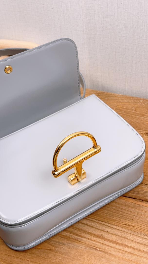 Gucci Grey Calfskin Siena Small Shoulder Bag