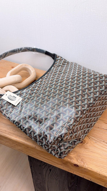Goyard Black Boheme Hobo Bag