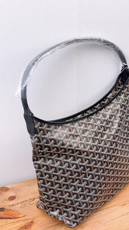 Goyard Black Boheme Hobo Bag