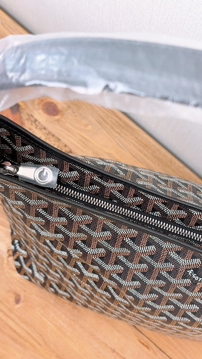 Goyard Black Boheme Hobo Bag