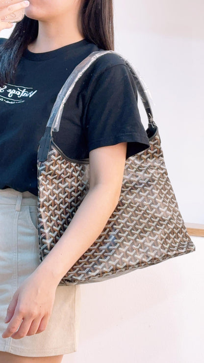 Goyard Black Boheme Hobo Bag