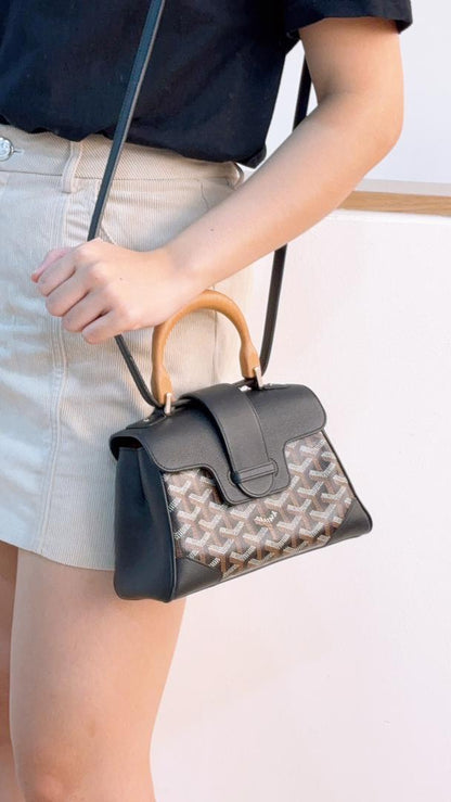 Goyard Black Mini Saigon