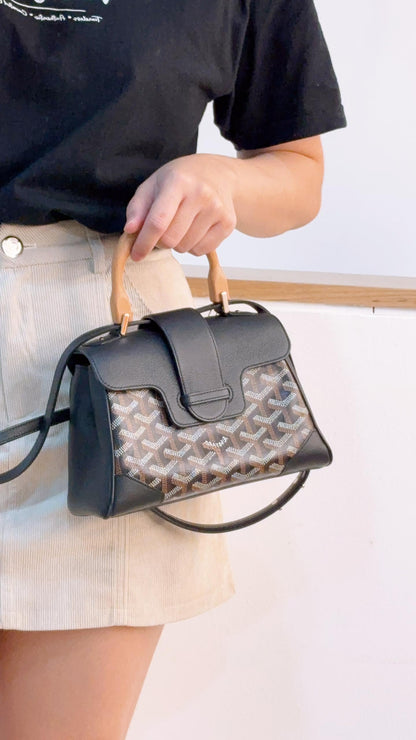 Goyard Black Mini Saigon