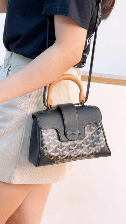 Goyard Black Mini Saigon
