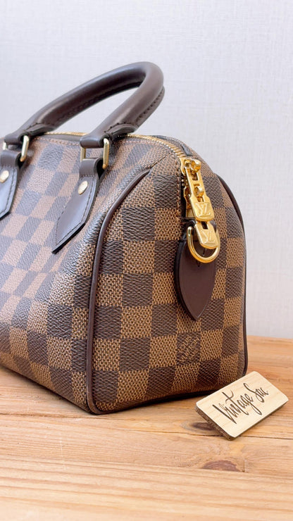 LV Damier Ebene Speedy 20 Bandouliere