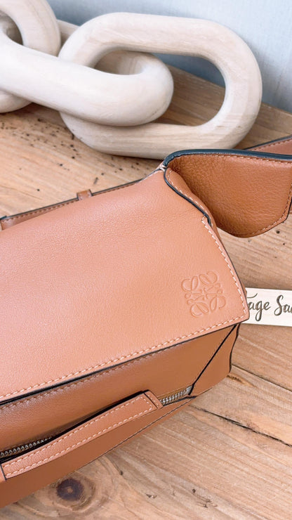 Loewe Tan Calfskin Puzzle Belt Bag