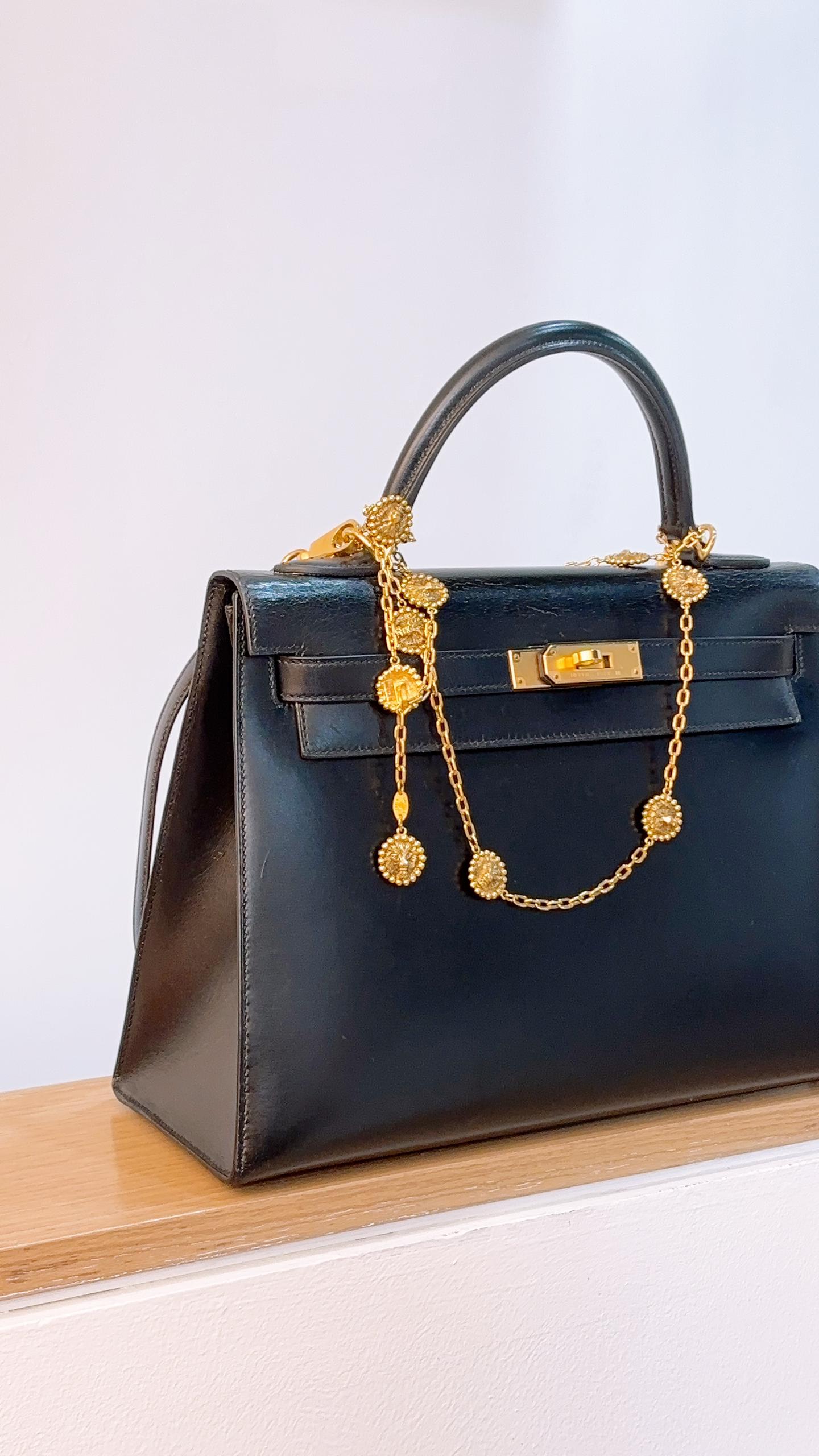Chanel Gold Vintage Lion Head Charms CC Belt Chain
