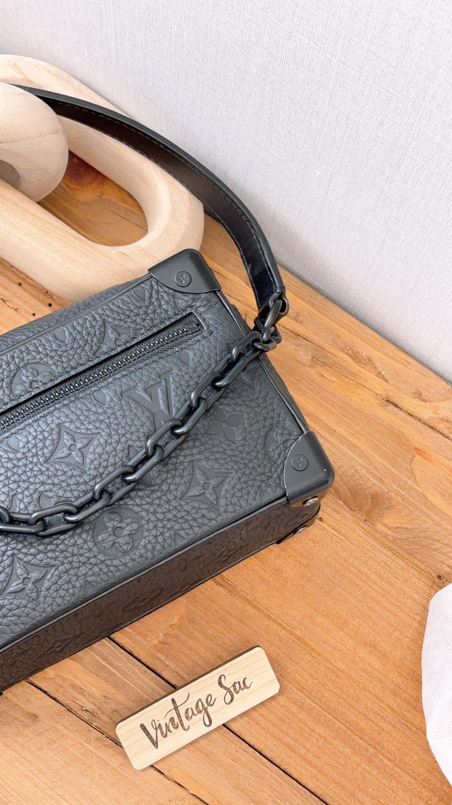 LV Black Taurillon Mini Soft Trunk
