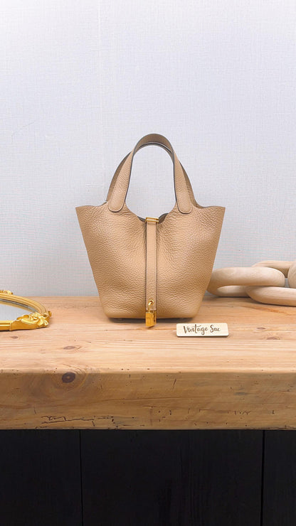 Hermes Chai Picotin 18 (GHW)