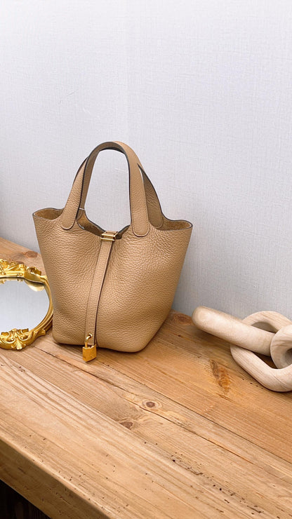 Hermes Chai Picotin 18 (GHW)