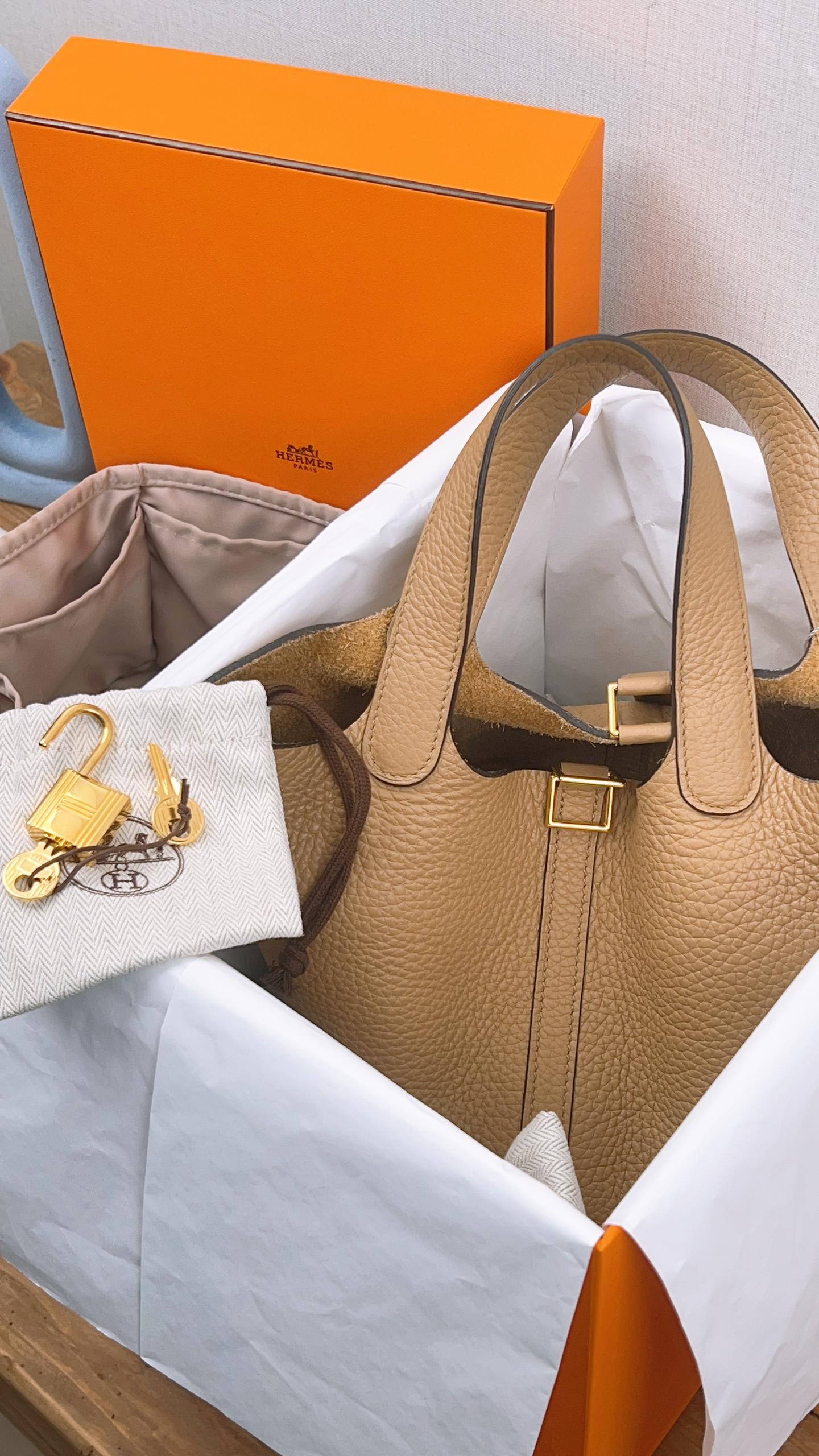 Hermes Chai Picotin 18 (GHW)