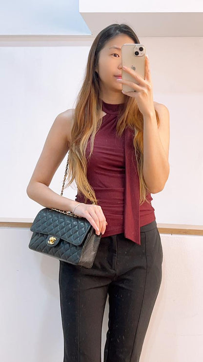 Chanel Vintage Caviar Medium CF (GHW)