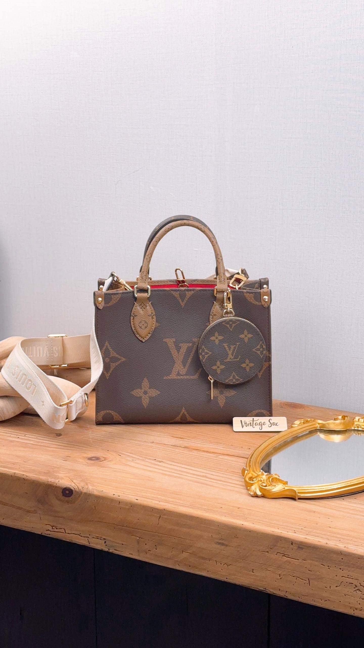 LV Reverse Monogram On The Go PM