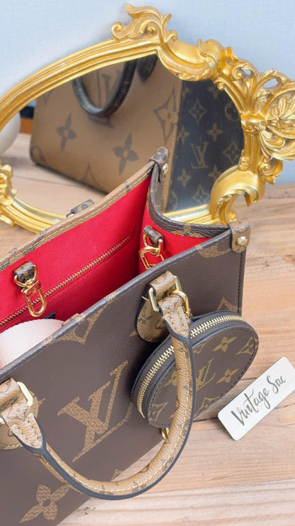 LV Reverse Monogram On The Go PM
