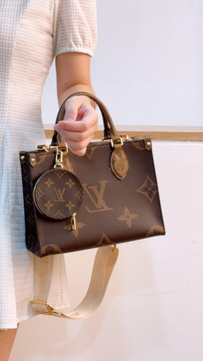 LV Reverse Monogram On The Go PM