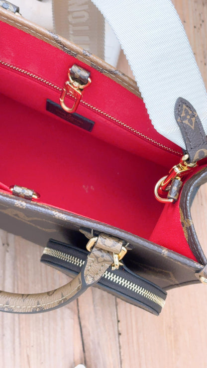 LV Reverse Monogram On The Go PM