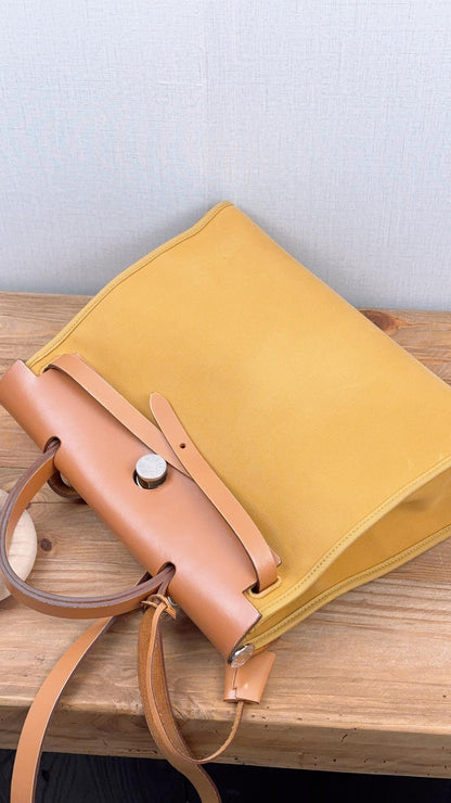 Hermes Mustard x Naturel Herbag 31 (PHW)