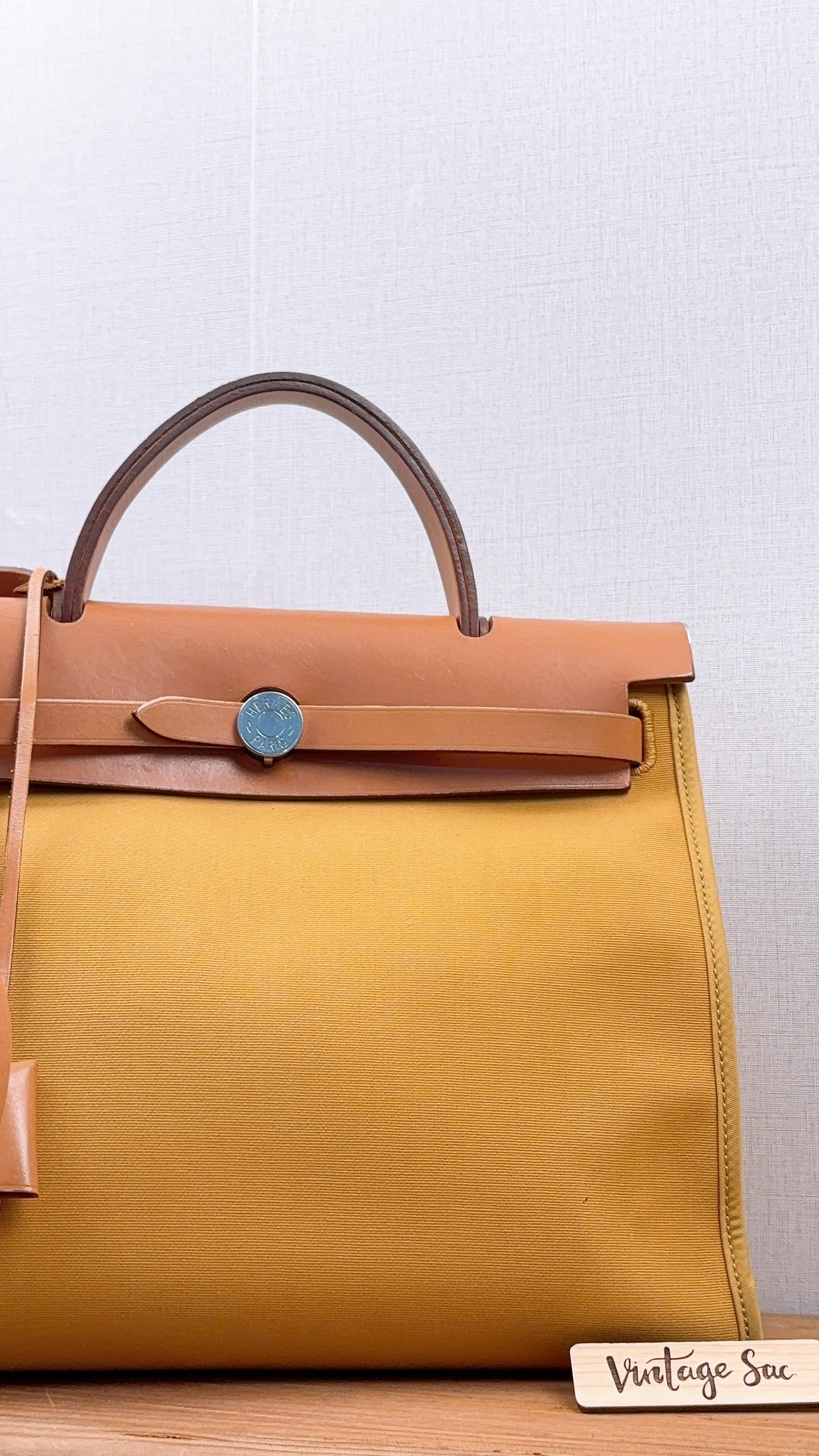 Hermes Mustard x Naturel Herbag 31 (PHW)