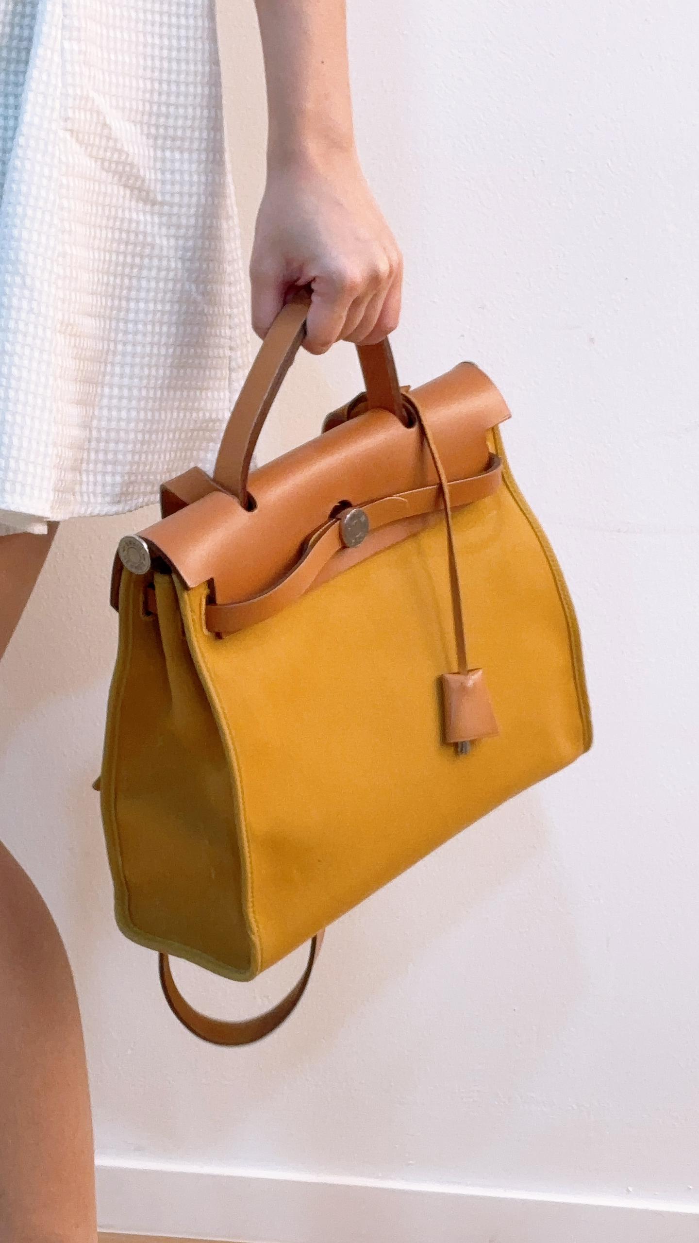 Hermes Mustard x Naturel Herbag 31 (PHW)