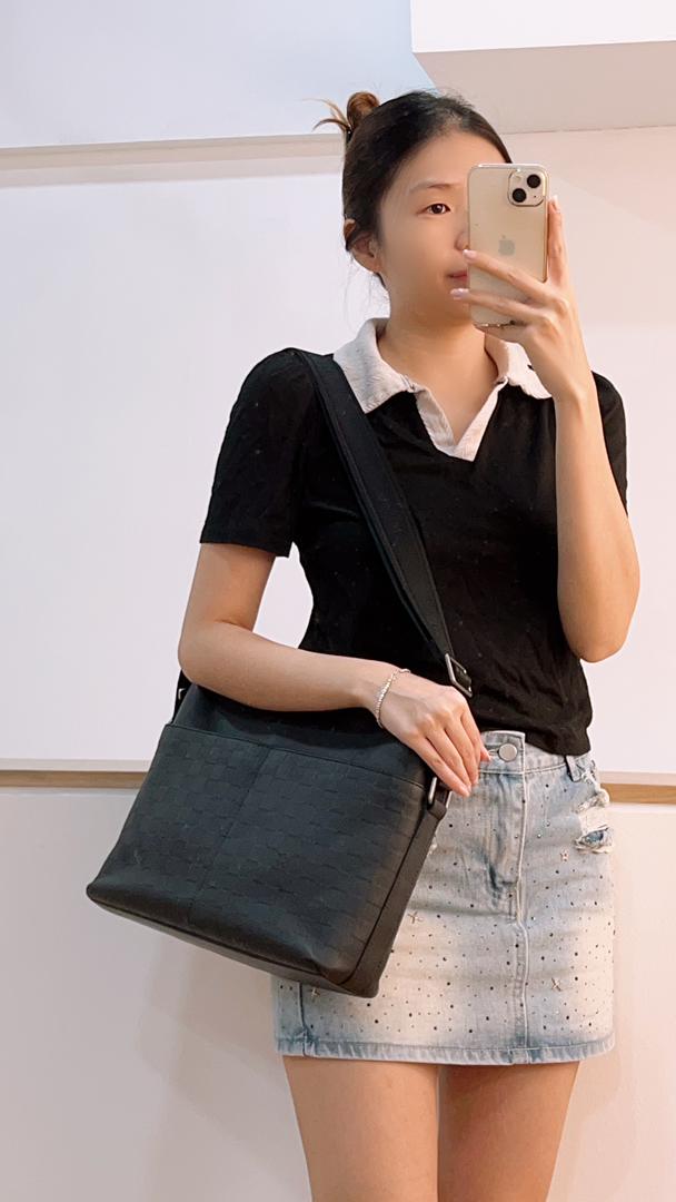 LV Damier Infini Calypso MM Messenger Bag