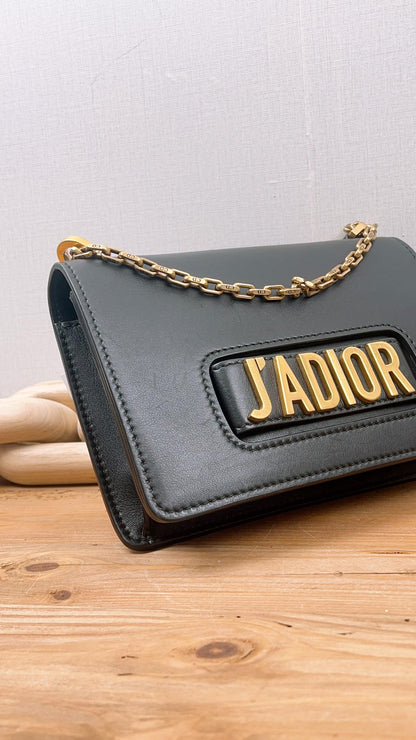 Dior Black J’adior Leather Shoulder Bag