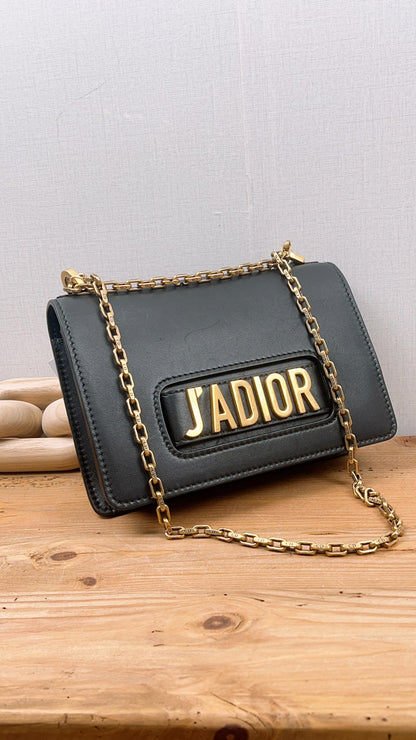 Dior Black J’adior Leather Shoulder Bag