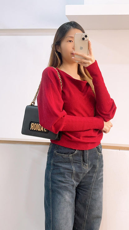 Dior Black J’adior Leather Shoulder Bag
