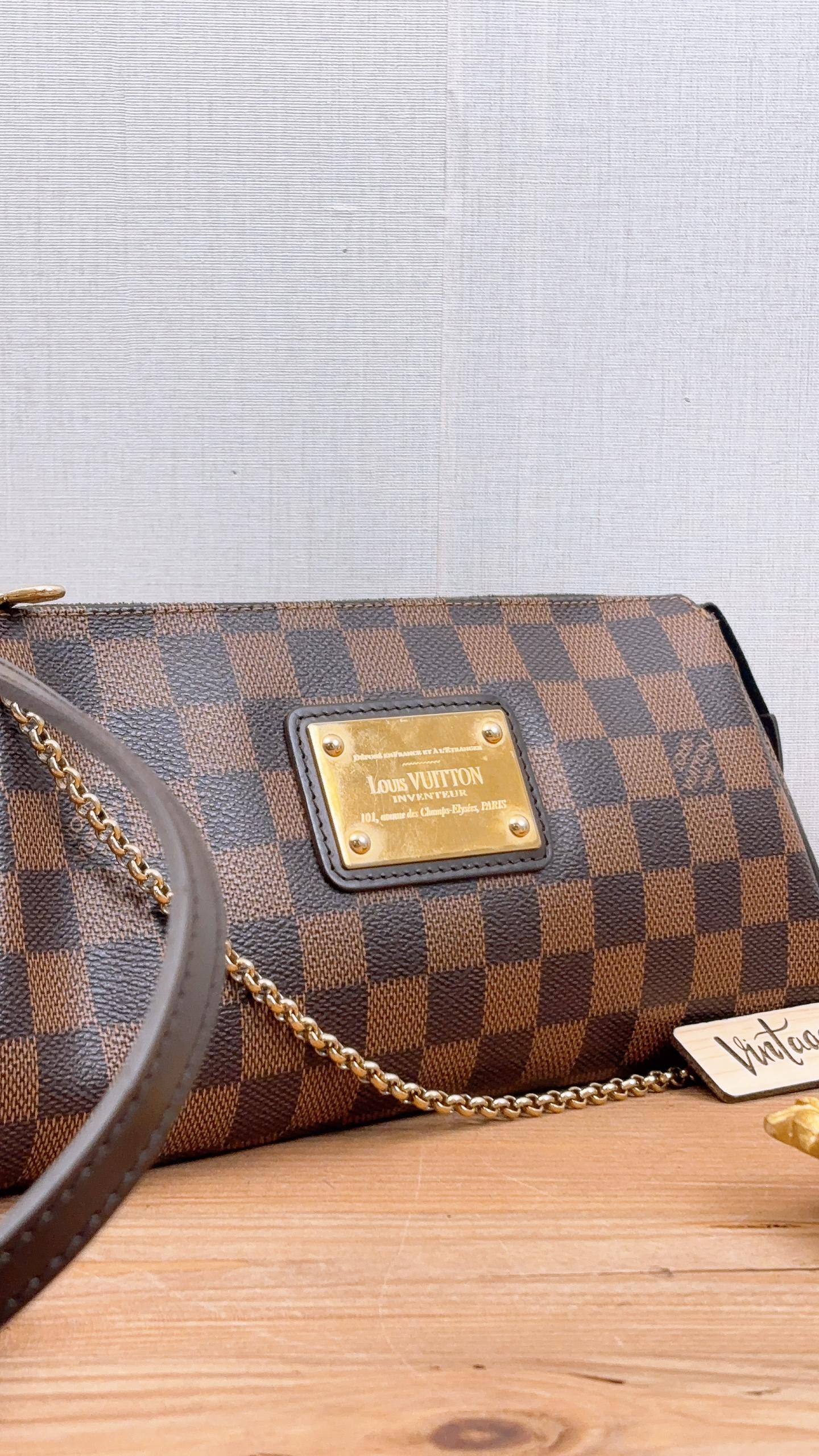 LV Damier Ebene Eva Pochette