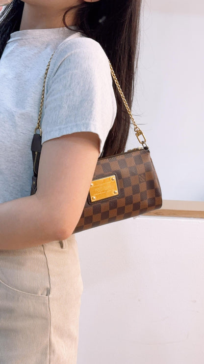 LV Damier Ebene Eva Pochette