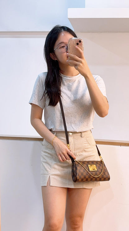 LV Damier Ebene Eva Pochette