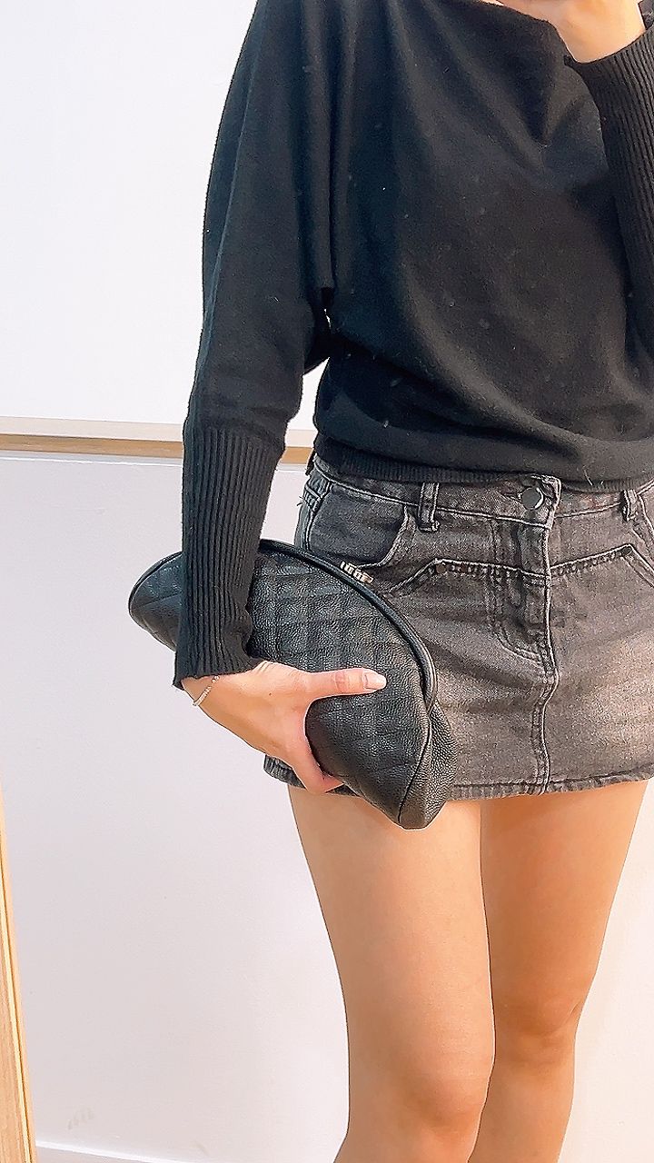 Chanel Black Caviar Timeless Clutch (SHW)