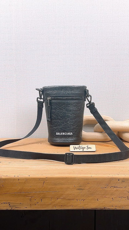 Balenciaga Black Weekend Bottle Holder Bag