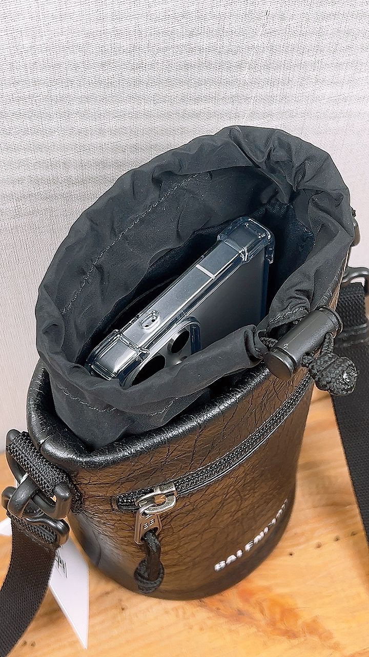 Balenciaga Black Weekend Bottle Holder Bag