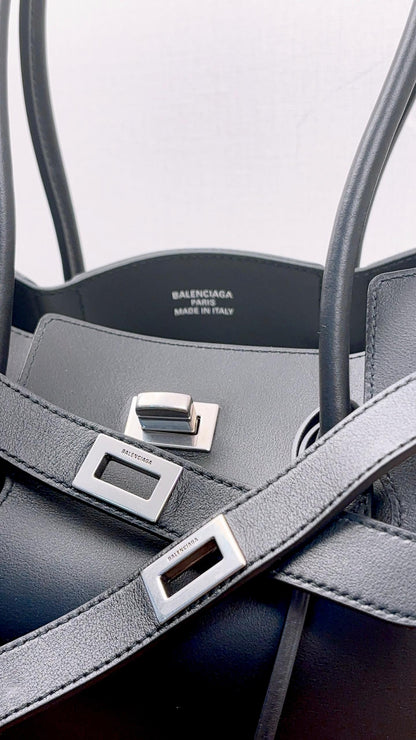 Balenciaga Black Medium Bel Air CarryAll Tote (SHW)