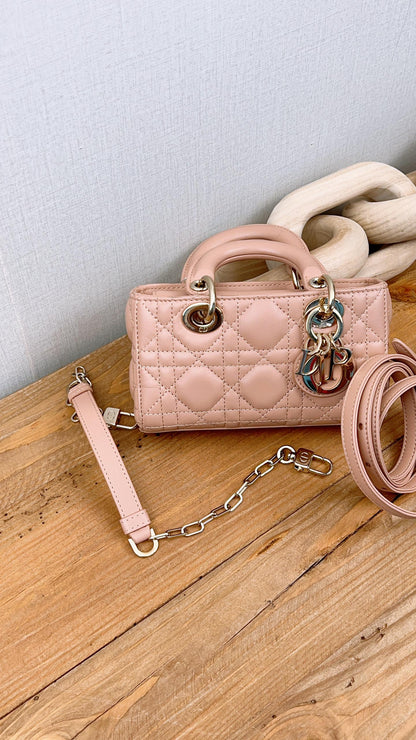 Dior Nude Lambskin Micro D-Joy (LGHW)