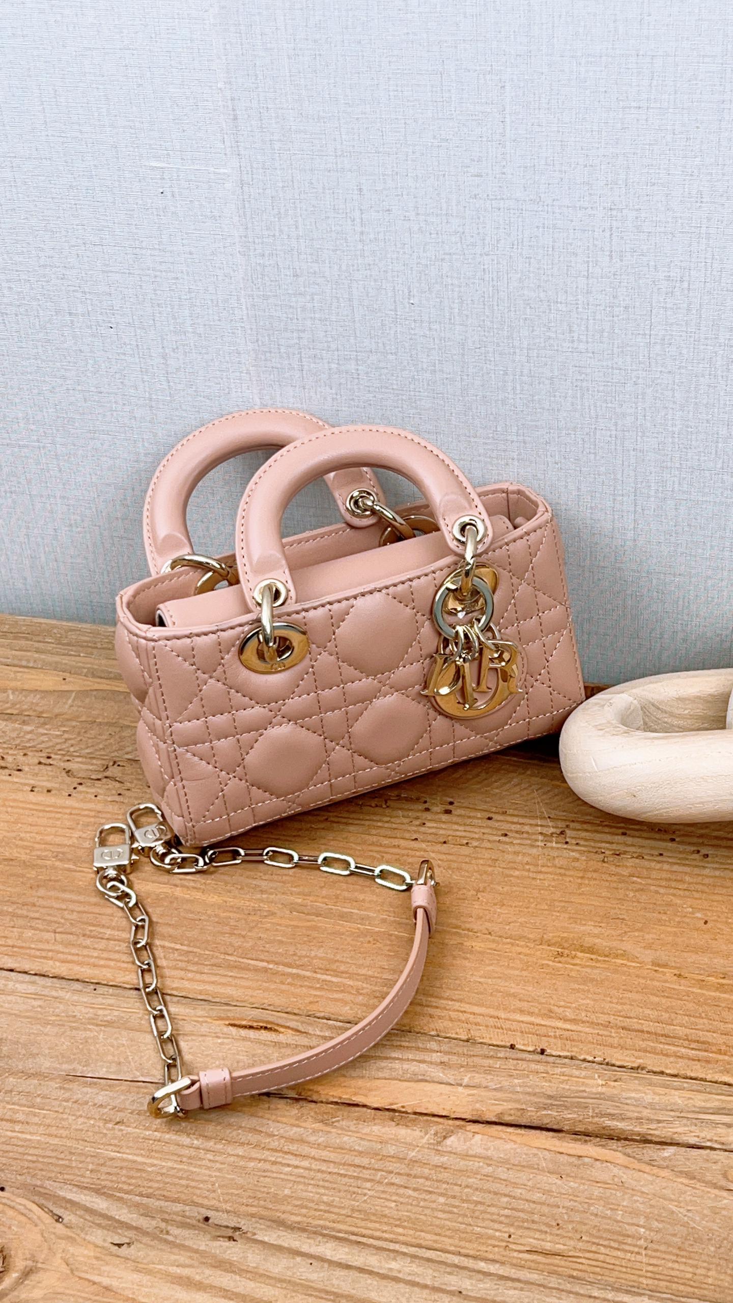 Dior Nude Lambskin Micro D-Joy (LGHW)