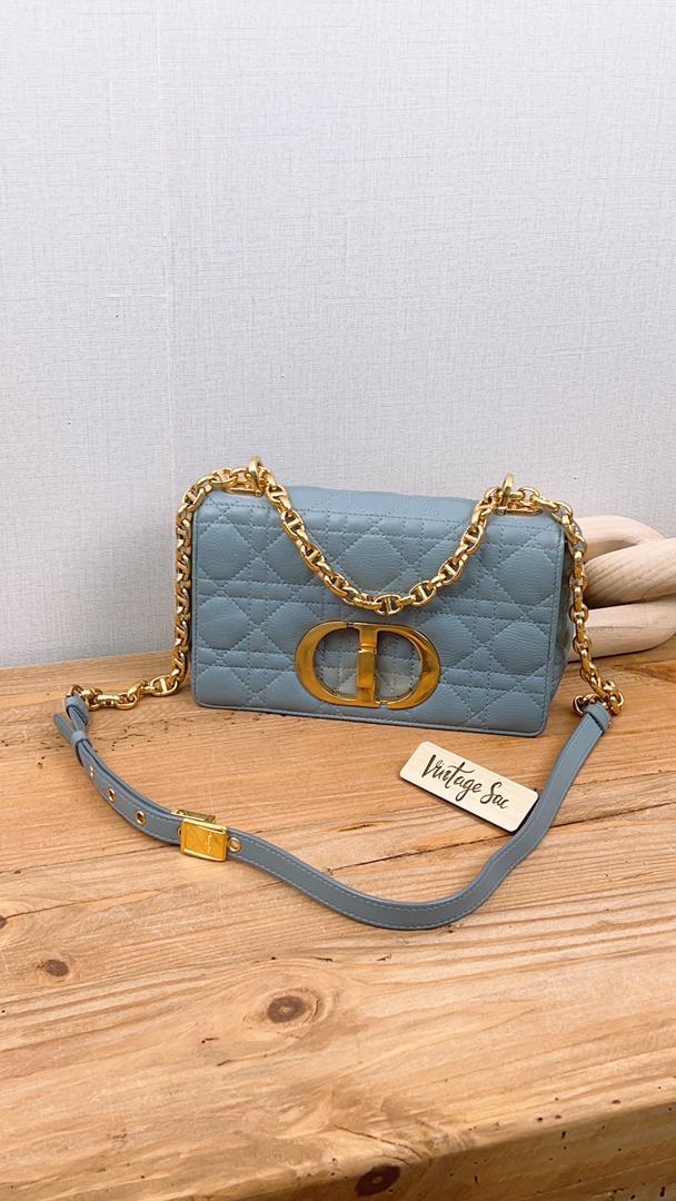 Dior Cloud Blue Small Caro (GHW)
