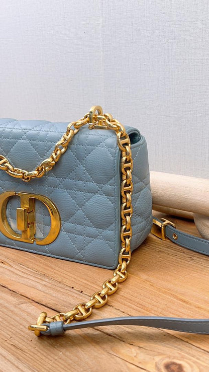 Dior Cloud Blue Small Caro (GHW)