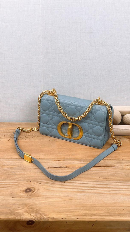 Dior Cloud Blue Small Caro (GHW)
