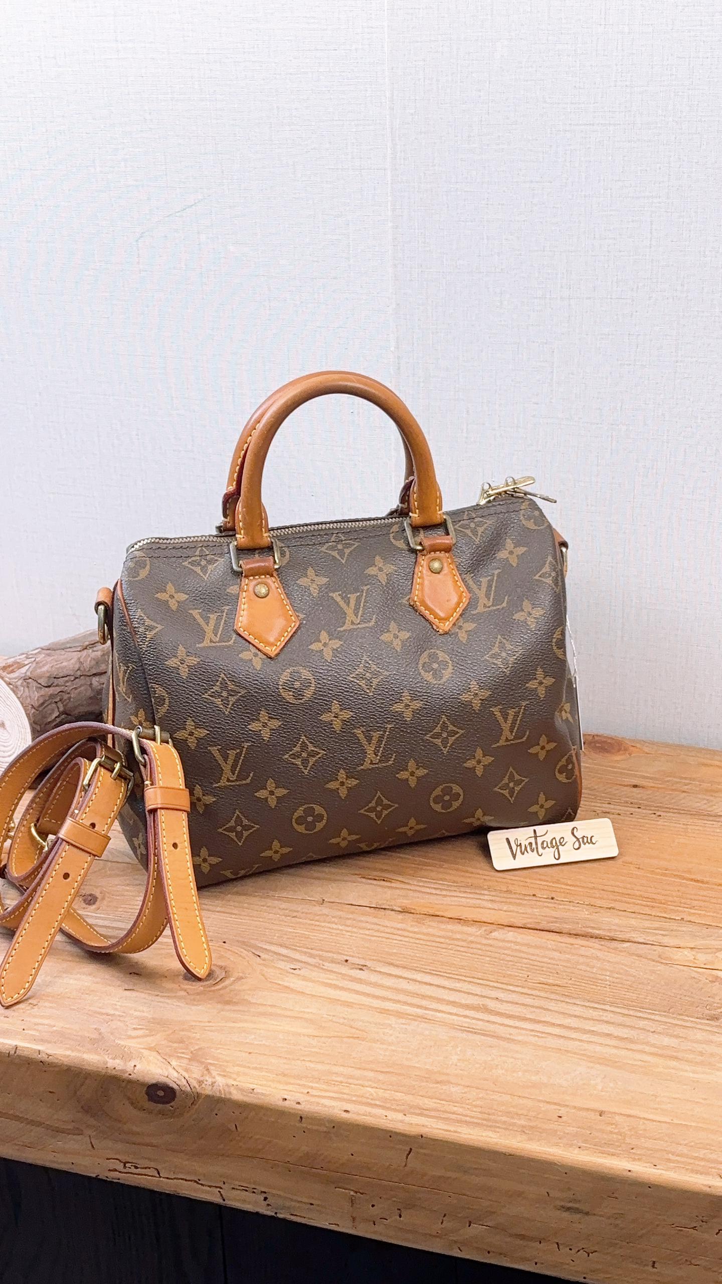 LV Monogram Speedy 25 Bandouliere