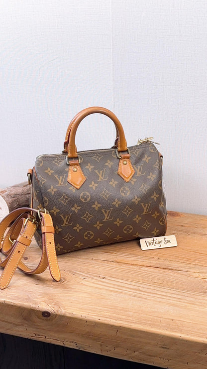 LV Monogram Speedy 25 Bandouliere