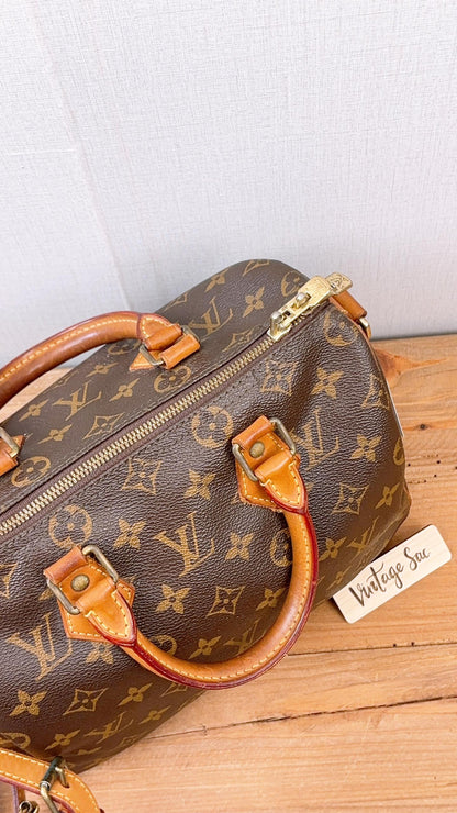 LV Monogram Speedy 25 Bandouliere