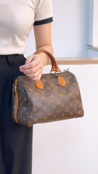 LV Monogram Speedy 25 Bandouliere