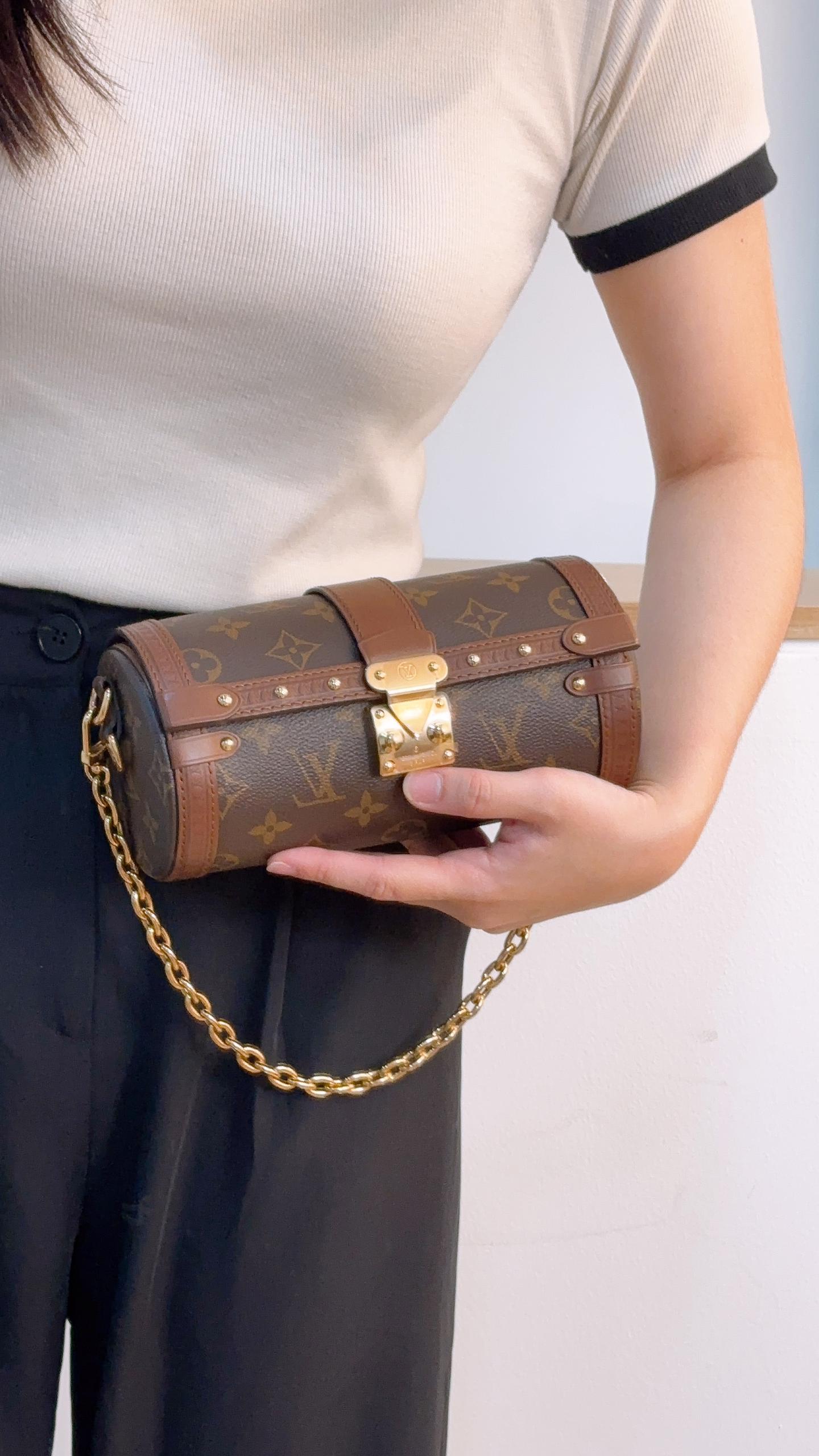 LV Reverse Monogram Papillon Trunk
