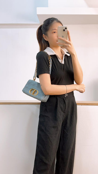 Dior Cloud Blue Small Caro (GHW)