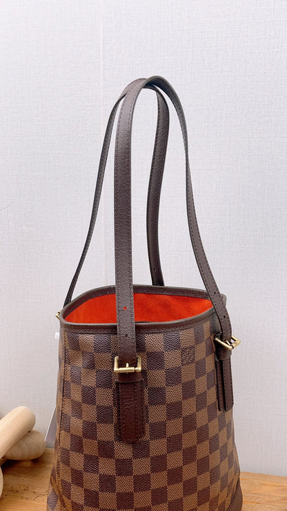 LV Damier Ebene Marais Bucket Bag