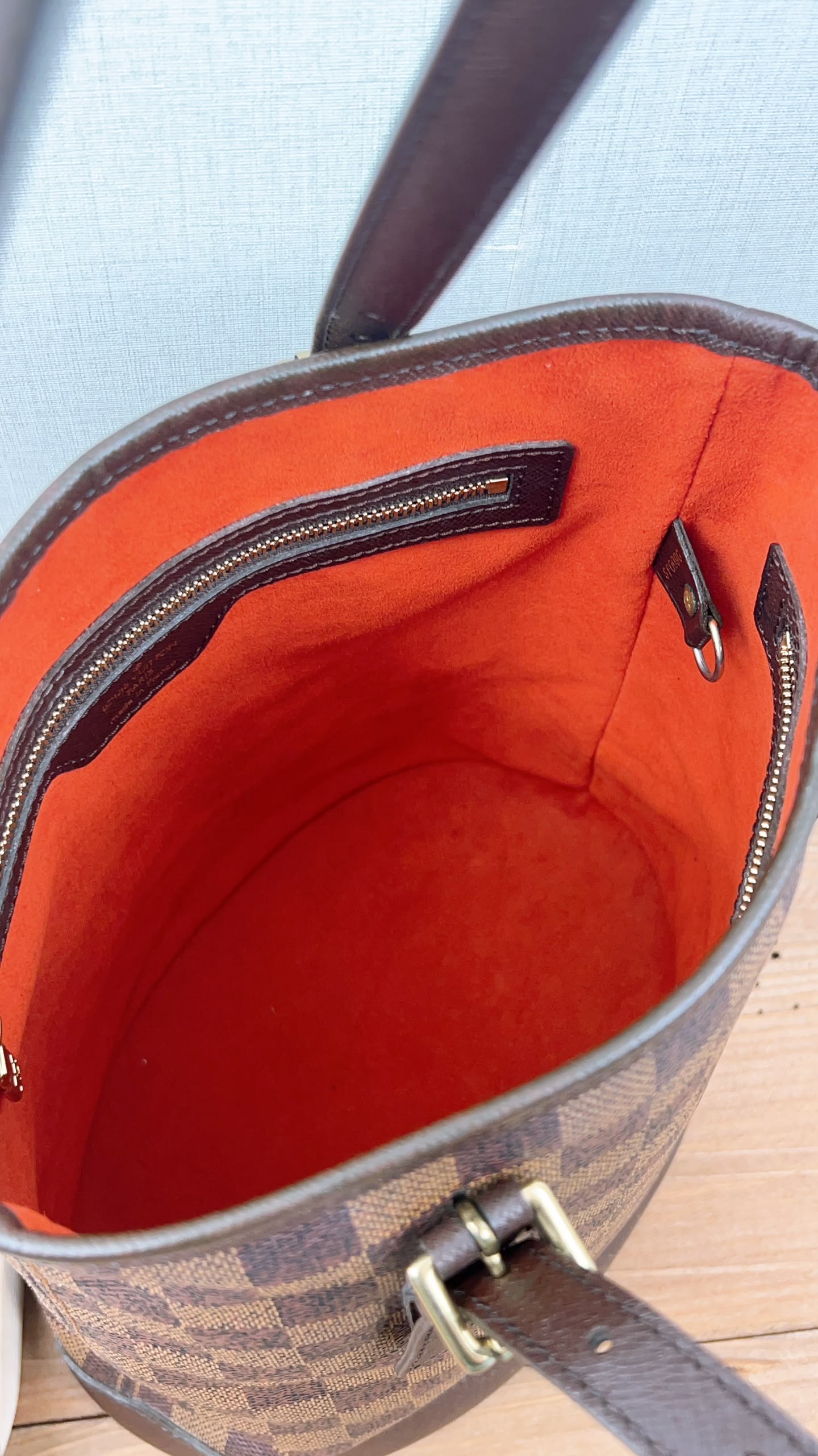 LV Damier Ebene Marais Bucket Bag