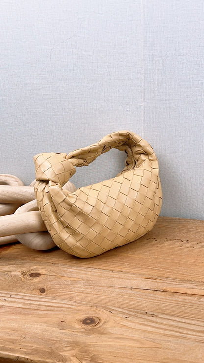 Bottega Veneta Oat Beige Intrecciato Mini Jodie