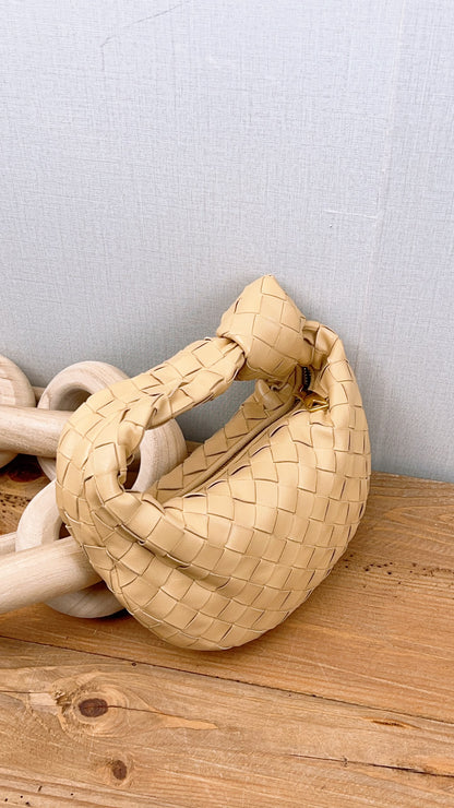 Bottega Veneta Oat Beige Intrecciato Mini Jodie